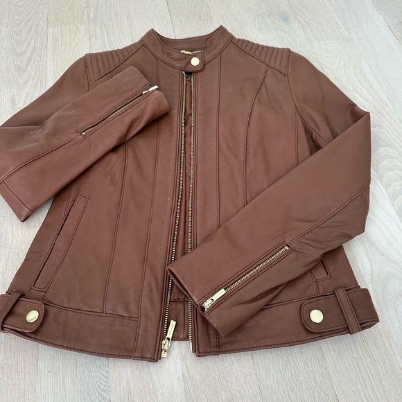 Cole Haan Leather Jacket - Picture 6 of 6
